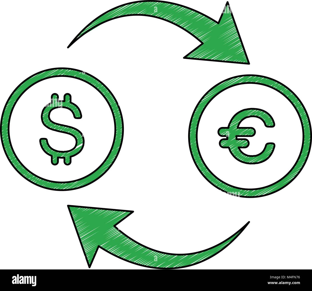 Currency exchange symbol Stock Vector Image & Art Alamy