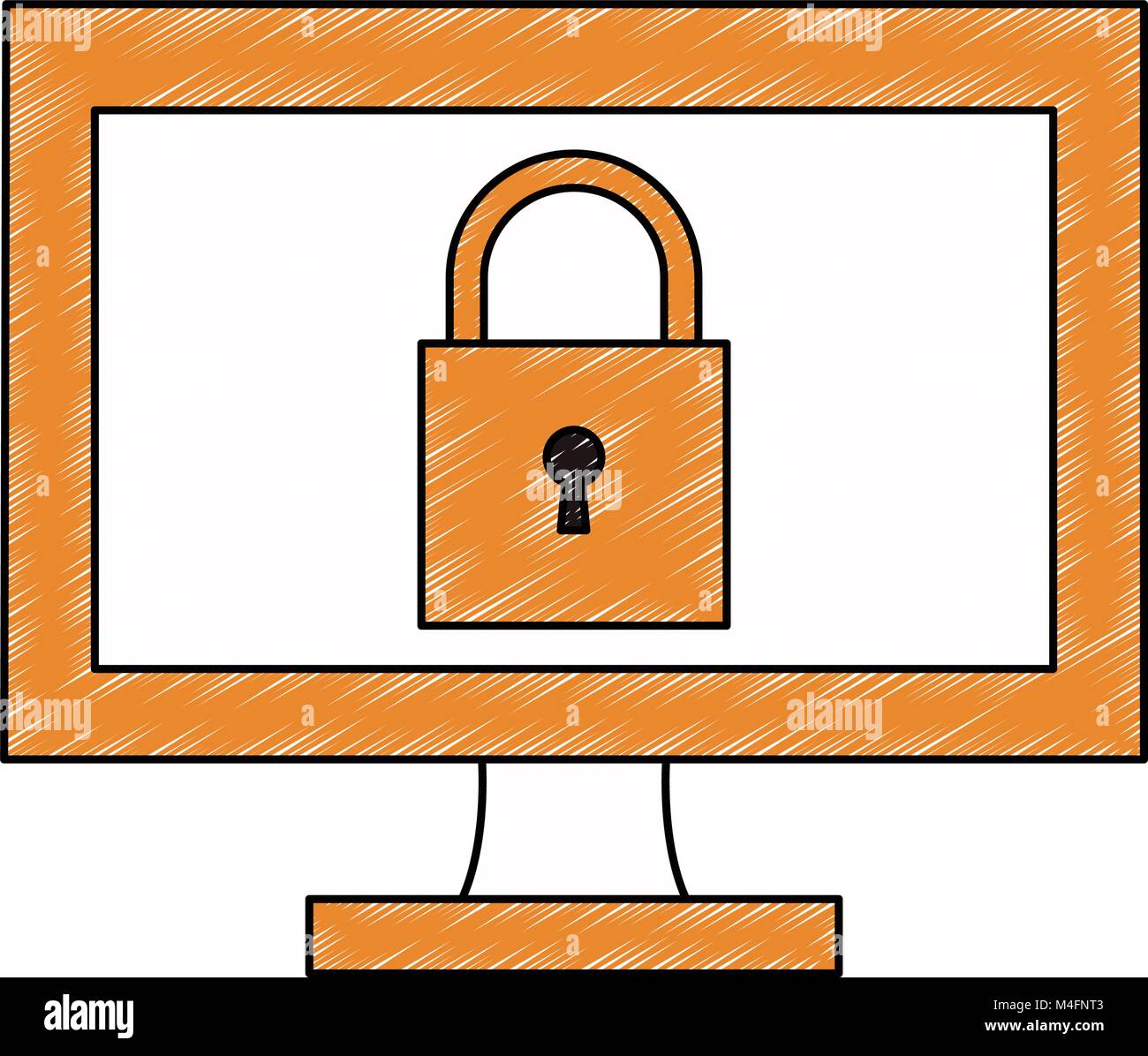 padlock screen symbol Stock Vector Image & Art Alamy