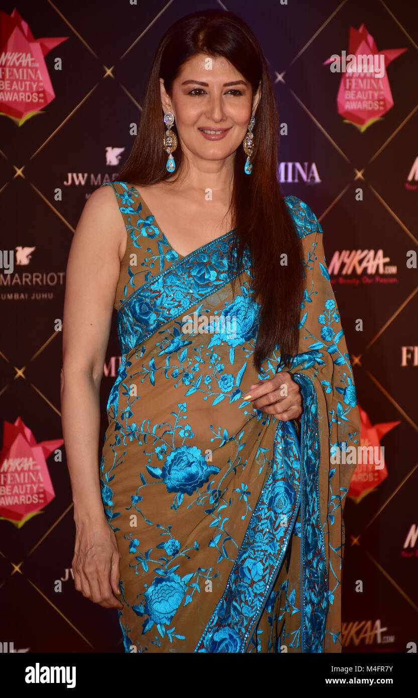 Sangeeta Bijlani Mumbai, India. 15th Feb, 2018. Indian film actress Sangeeta Bijlani