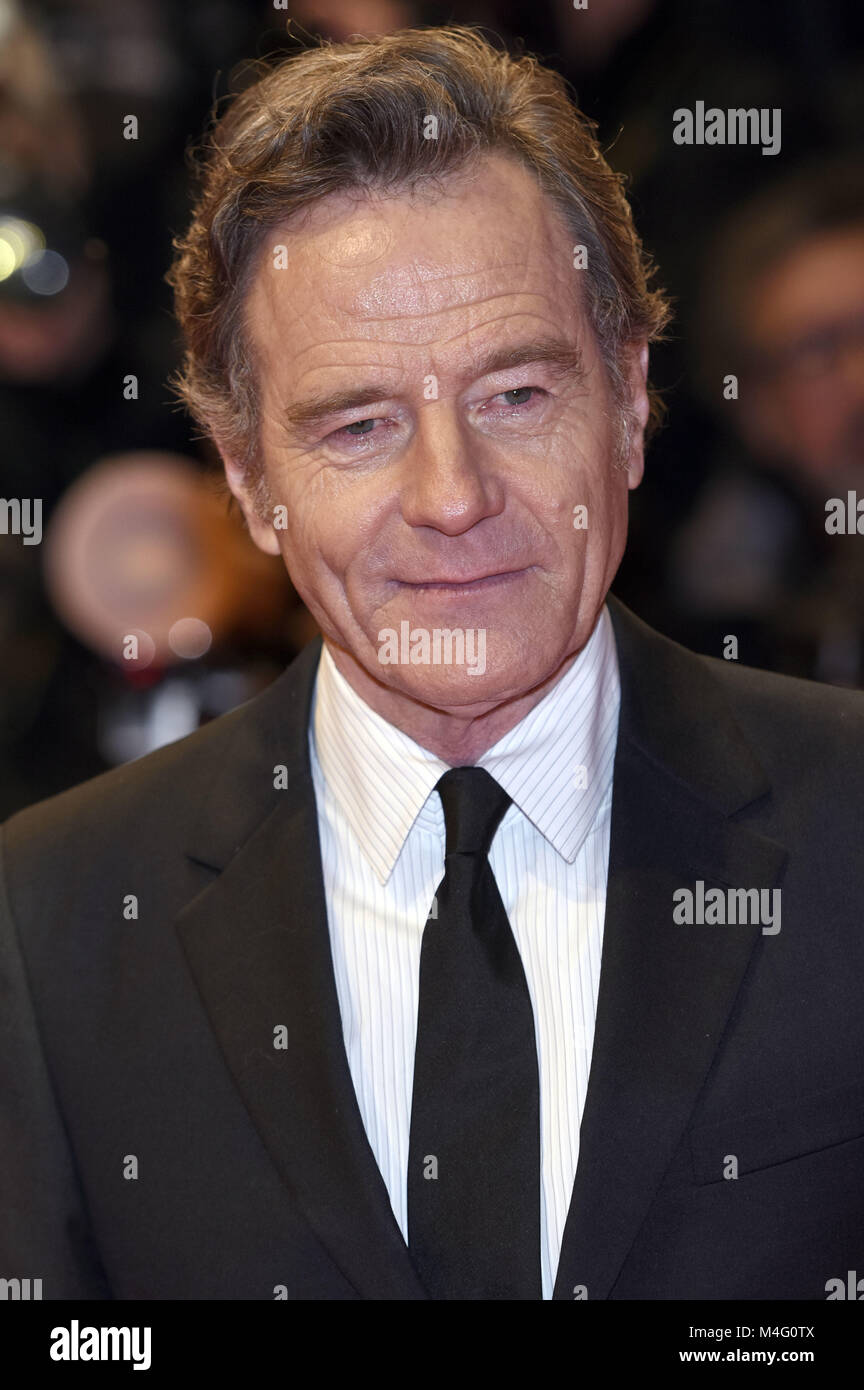 Berlin, Germany. 15th Feb, 2018. Bryan Cranston attending the 'Isle Of Dogs' premiere at the 68th Berlin International Film Festival/Berlinale 2018 at Berlinale Palast on February 15, 2018 in Berlin, Germany. | Verwendung weltweit/picture alliance Credit: dpa/Alamy Live News Stock Photo