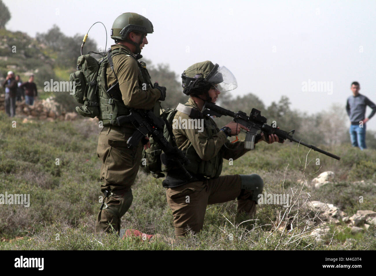 February 16, 2018 - Palestinians Clash With Israeli Security Forces As ...