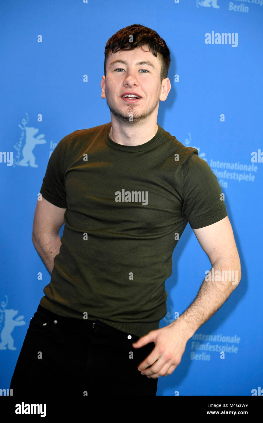 Berlin, Germany. February 16, 2018. Barry Keoghan during the 'Black 47' photocall at the 68th Berlin International Film Festival / Berlinale 2018 on February 16, 2018 in Berlin, Germany. Credit: Geisler-Fotopress/Alamy Live News Stock Photo