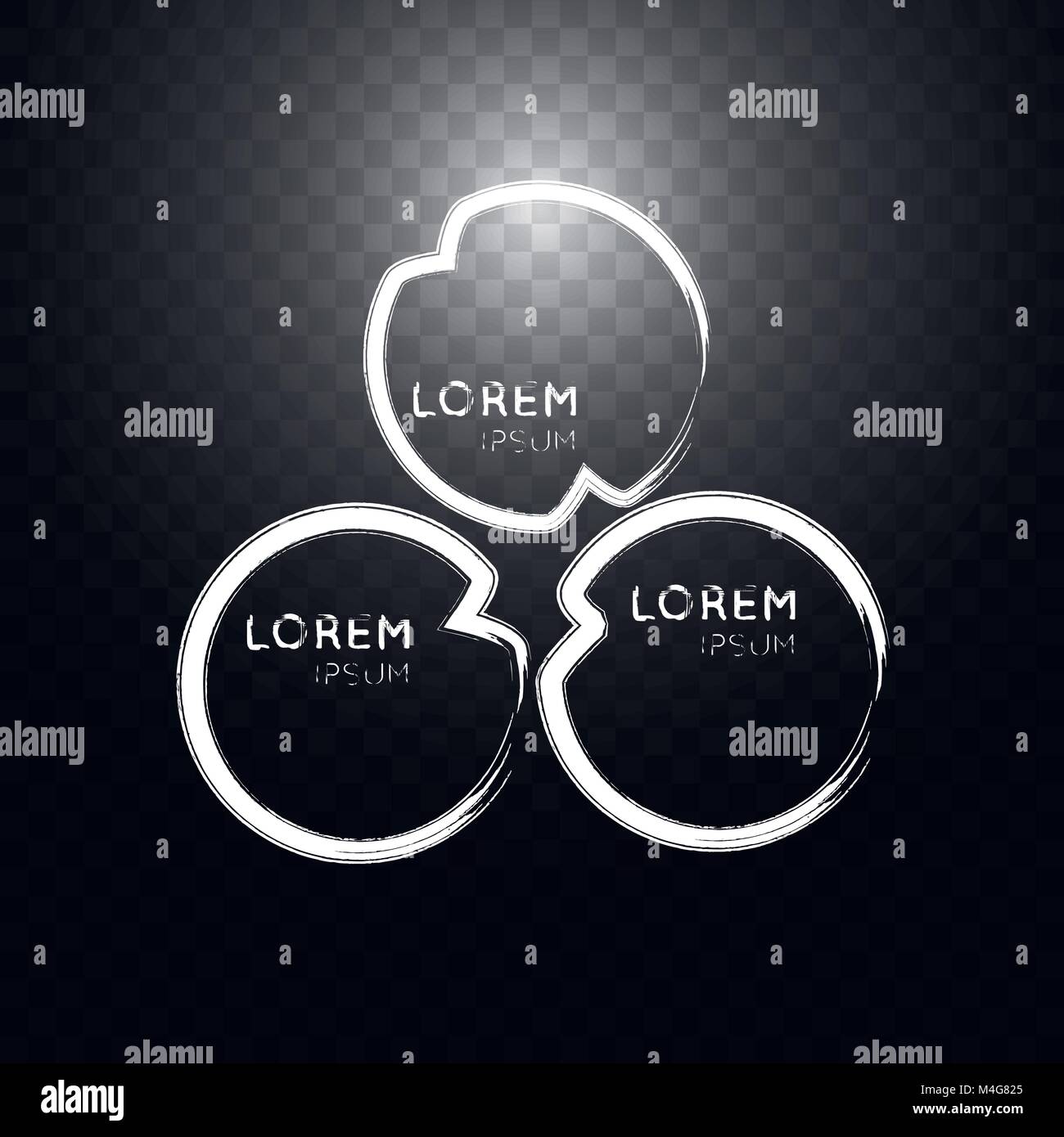 Ink circle frame grunge Stock Vector Images - Alamy