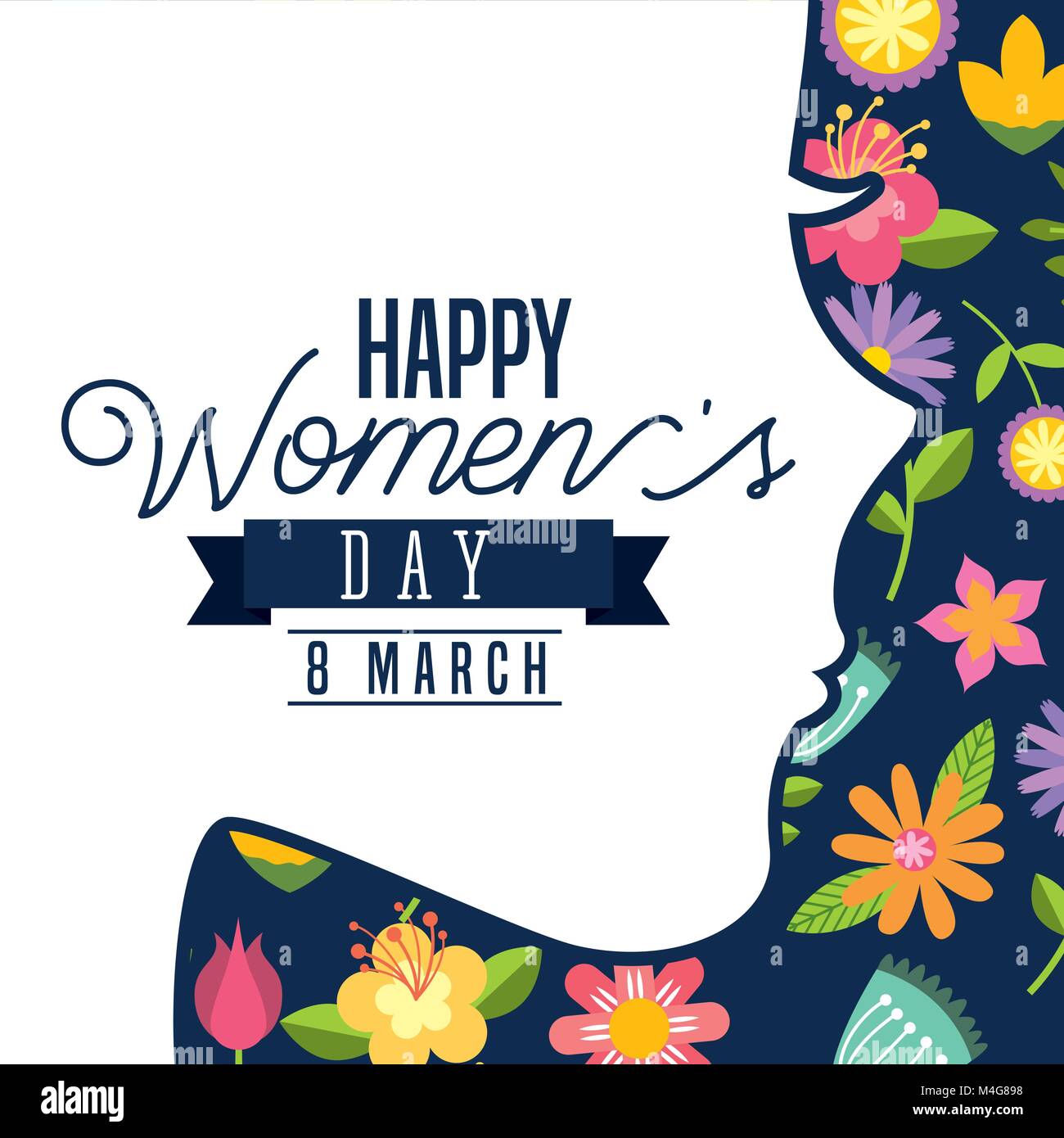 happy womens day card Stock Vector Image & Art - Alamy