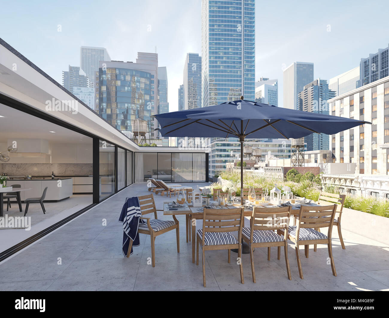 Photo inspiration: Gallery Detail: New York City Penthouse Garden Hi Res Stock Photography And