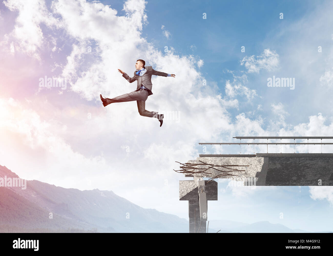 Problems and difficulties overcoming concept Stock Photo - Alamy