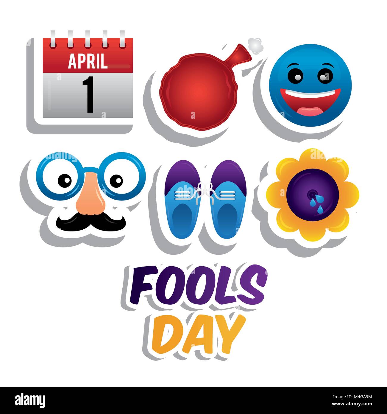 October Fools Day fools day card celebration Stock Vector Image & Art - Alamy