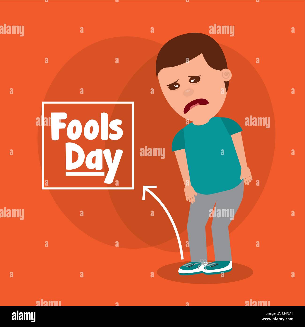 Shoelace prank Stock Vector Images Alamy