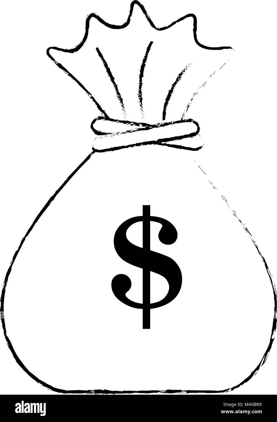 money bag isolated icon Stock Vector Image & Art - Alamy