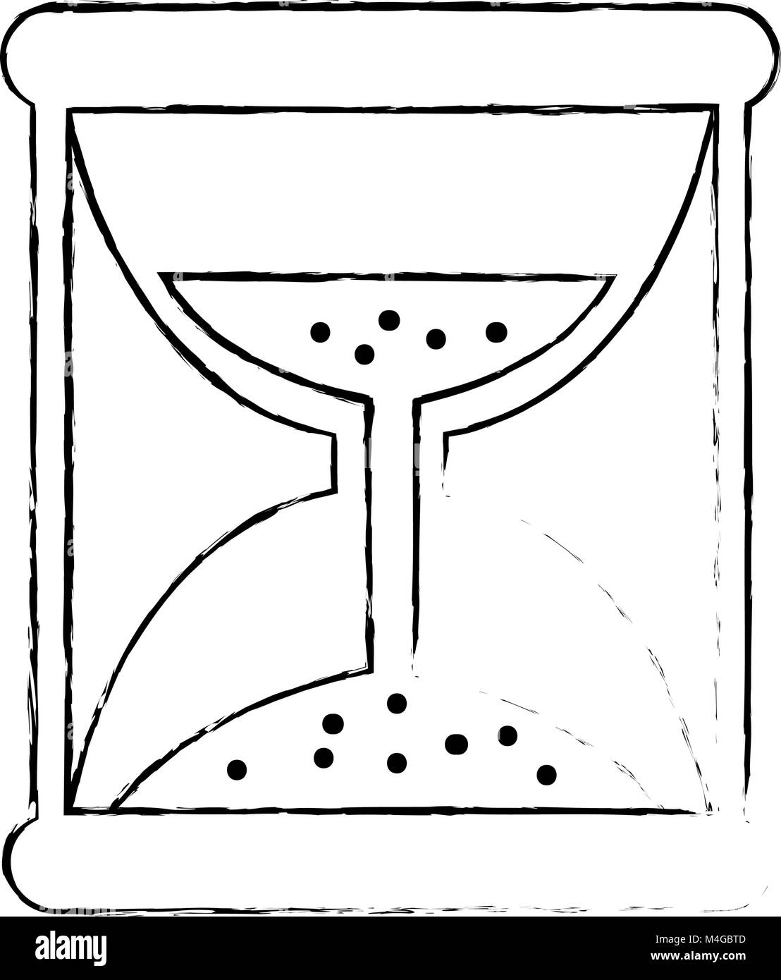 hourglass time isolated icon Stock Vector Image & Art - Alamy