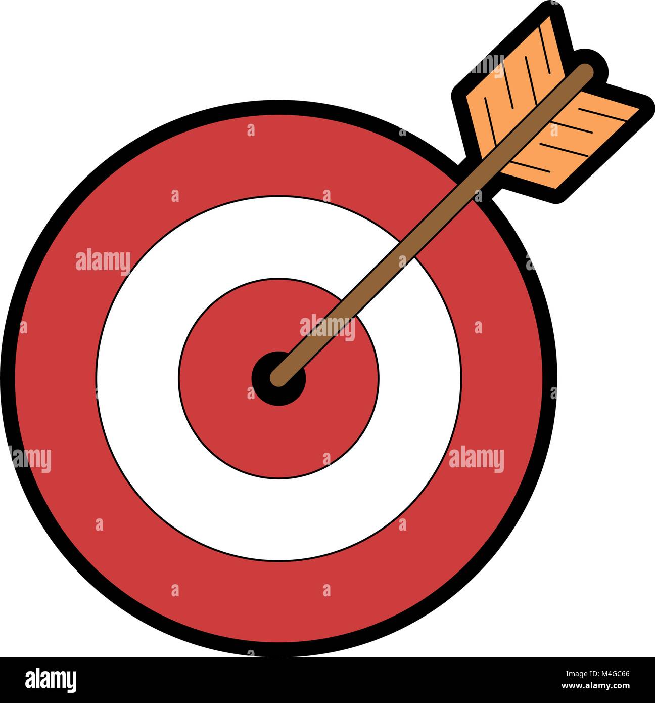 target with arrow icon Stock Vector Image & Art - Alamy