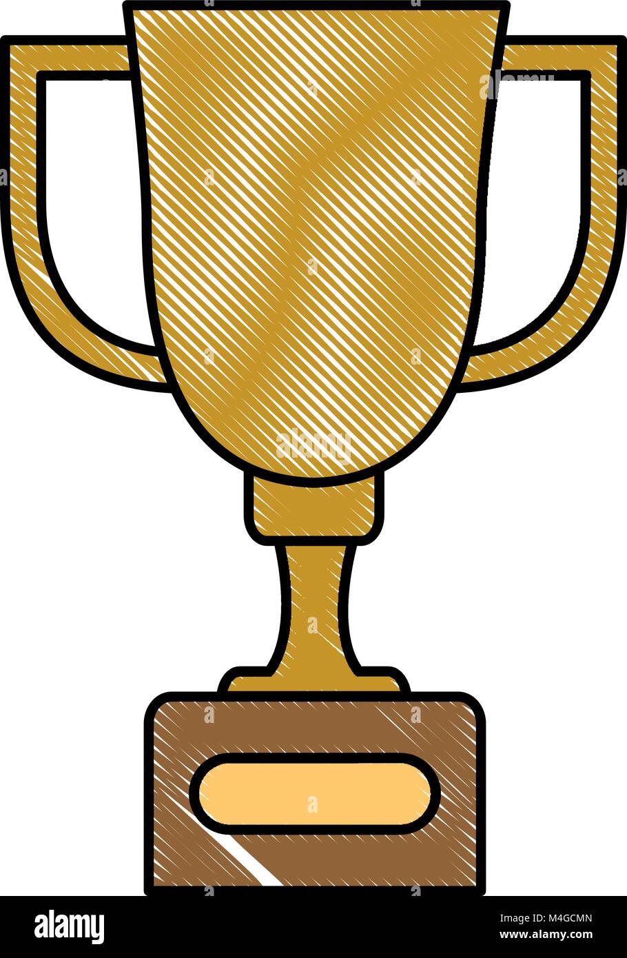 trophy cup isolated icon Stock Vector Image & Art - Alamy