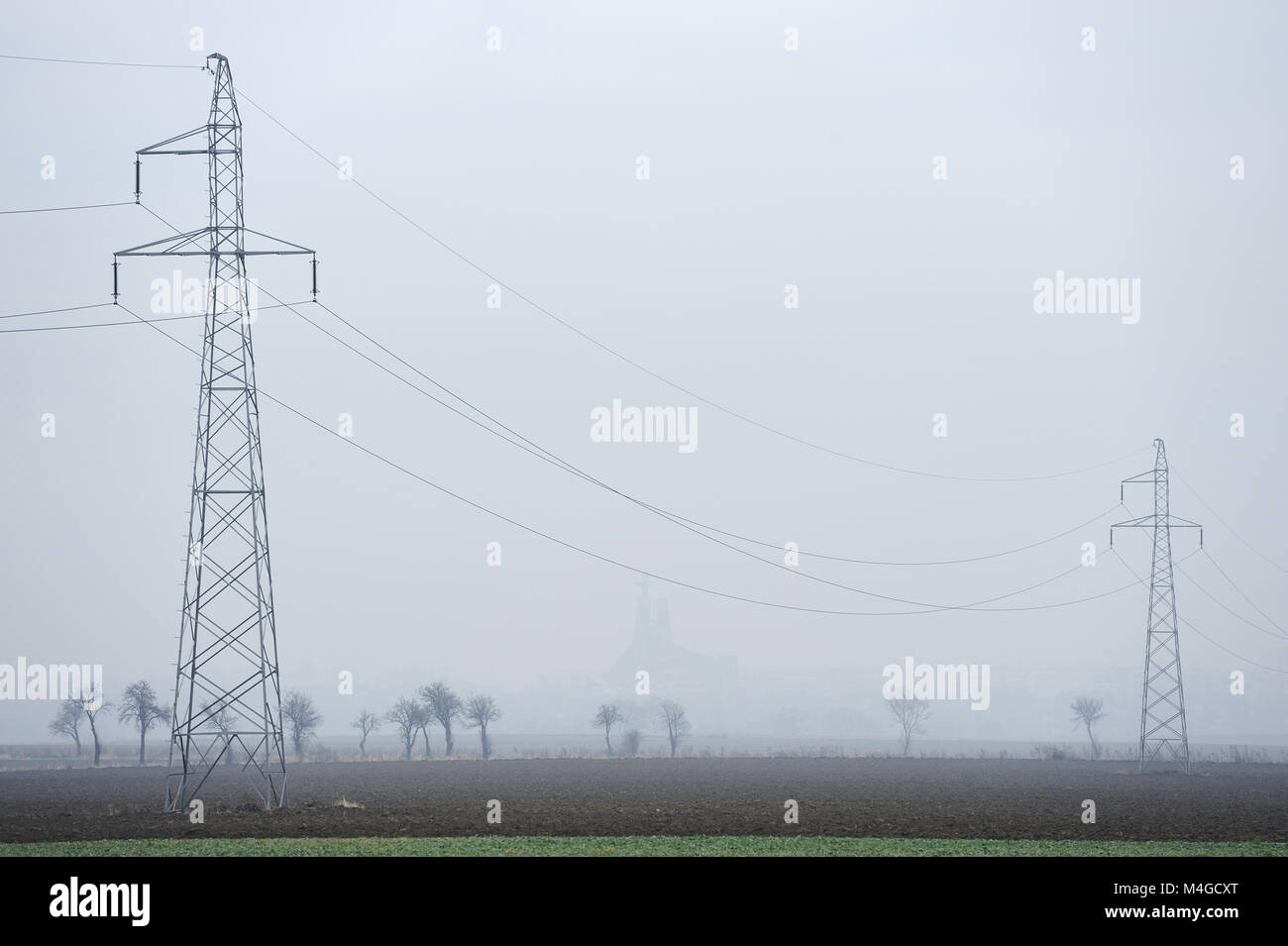 renewable energy sources, ecology, energy transmission, delivery, electricity, energy, delivery, work, energy, energy, production, heat, heating, Stock Photo