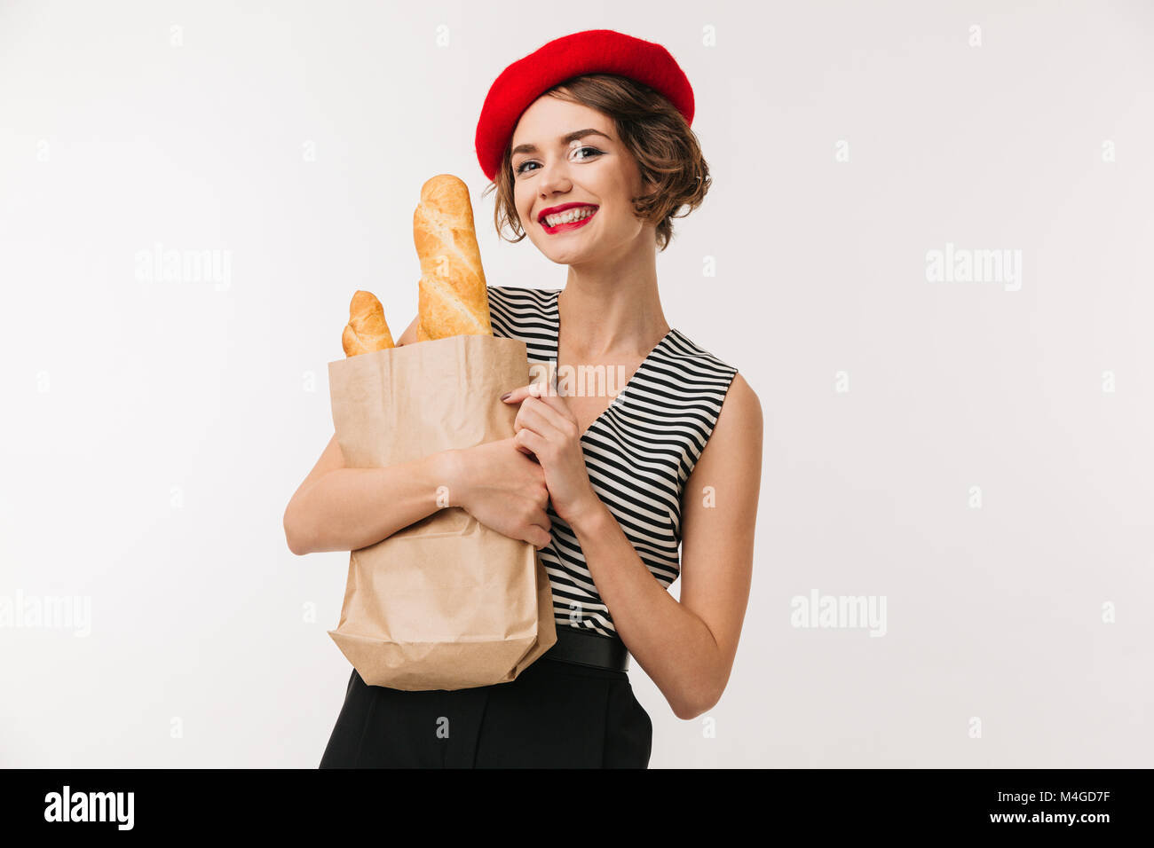 French beret baguette hi-res stock photography and images - Alamy