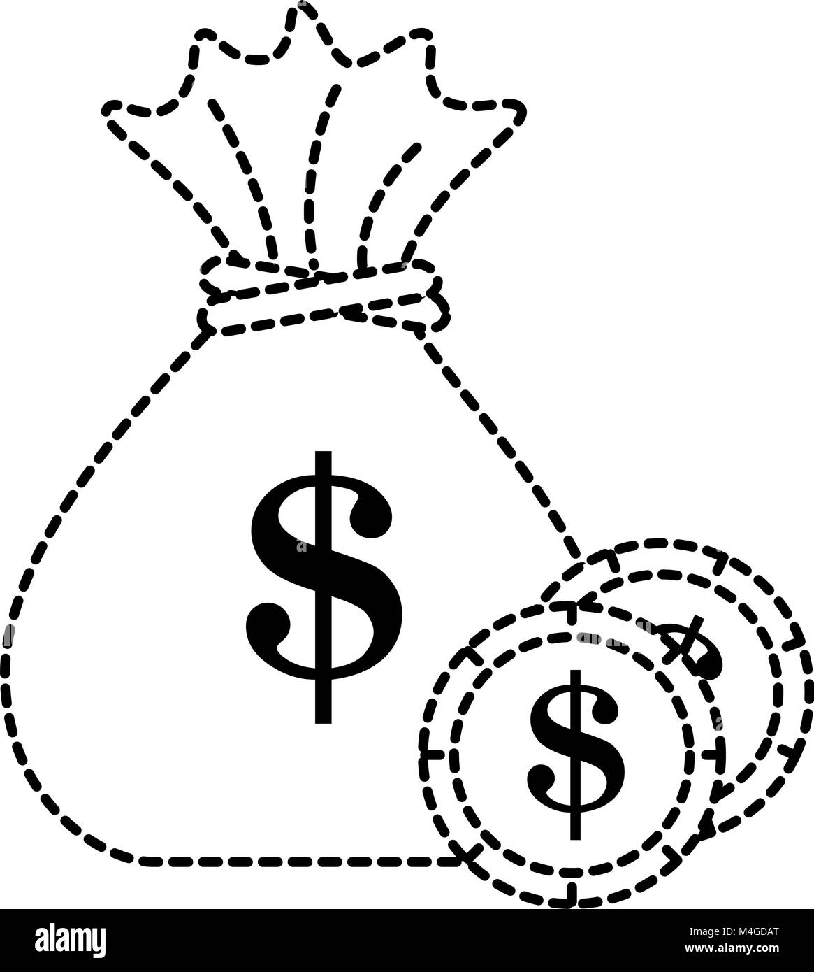 Money bag pounds Black and White Stock Photos & Images Alamy