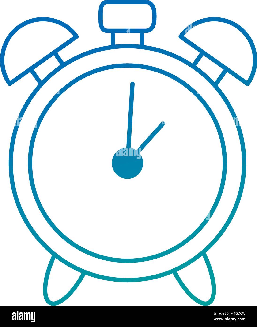 alarm time clock isolated icon Stock Vector Image & Art - Alamy