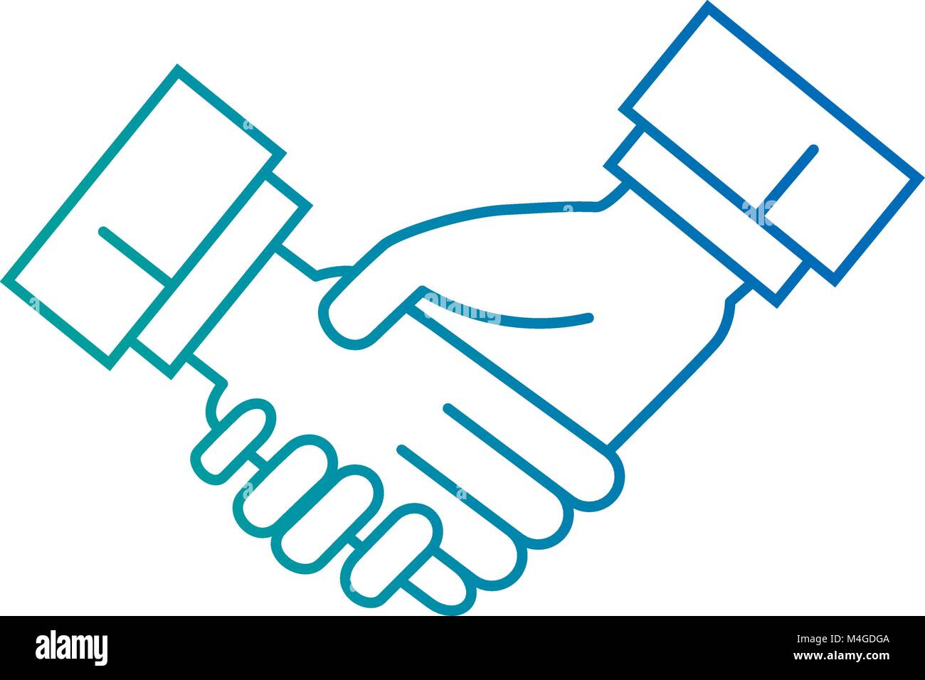 business hands done deal Stock Vector Image & Art Alamy