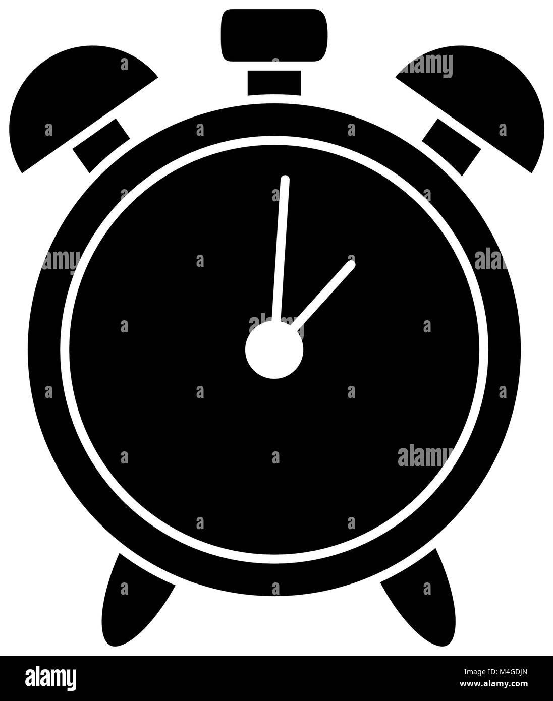 alarm time clock isolated icon Stock Vector Image & Art - Alamy