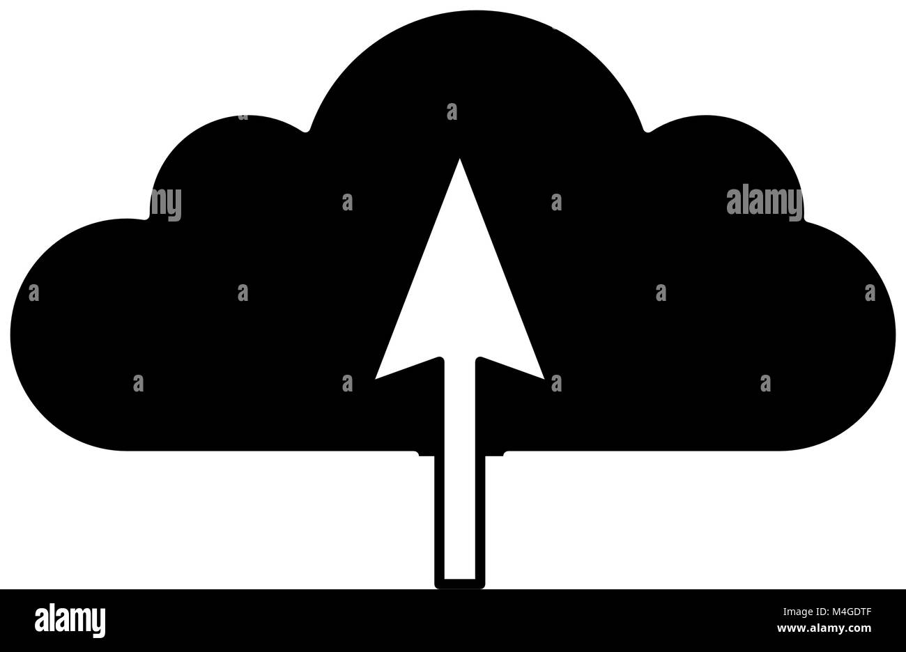 Cloud solution service business Black and White Stock Photos & Images ...