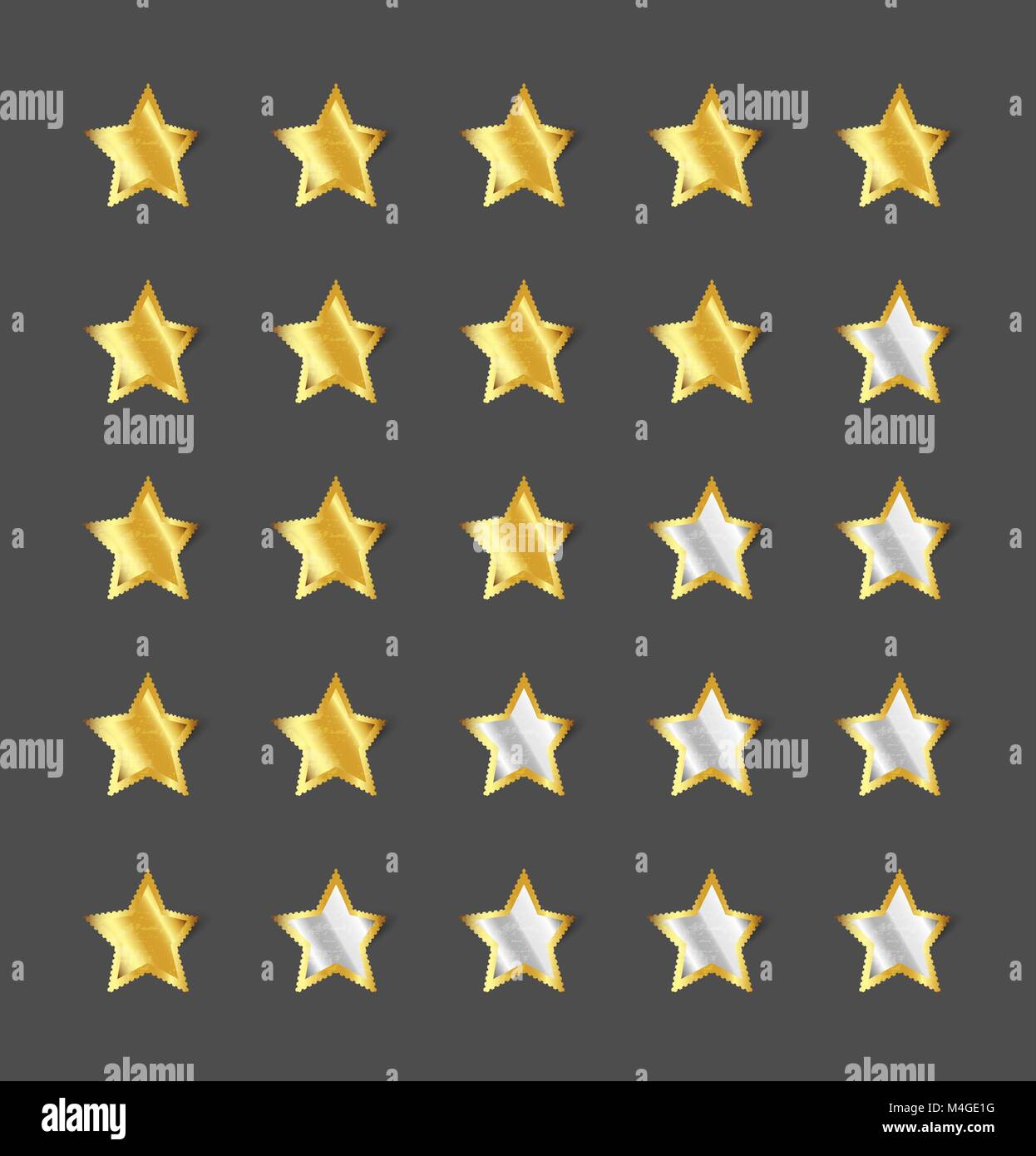 gold star rating template, graphic element Stock Vector Image & Art Alamy
