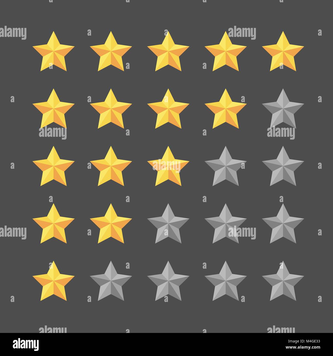 star rating template, graphic element Stock Vector Image &amp; Art - Alamy