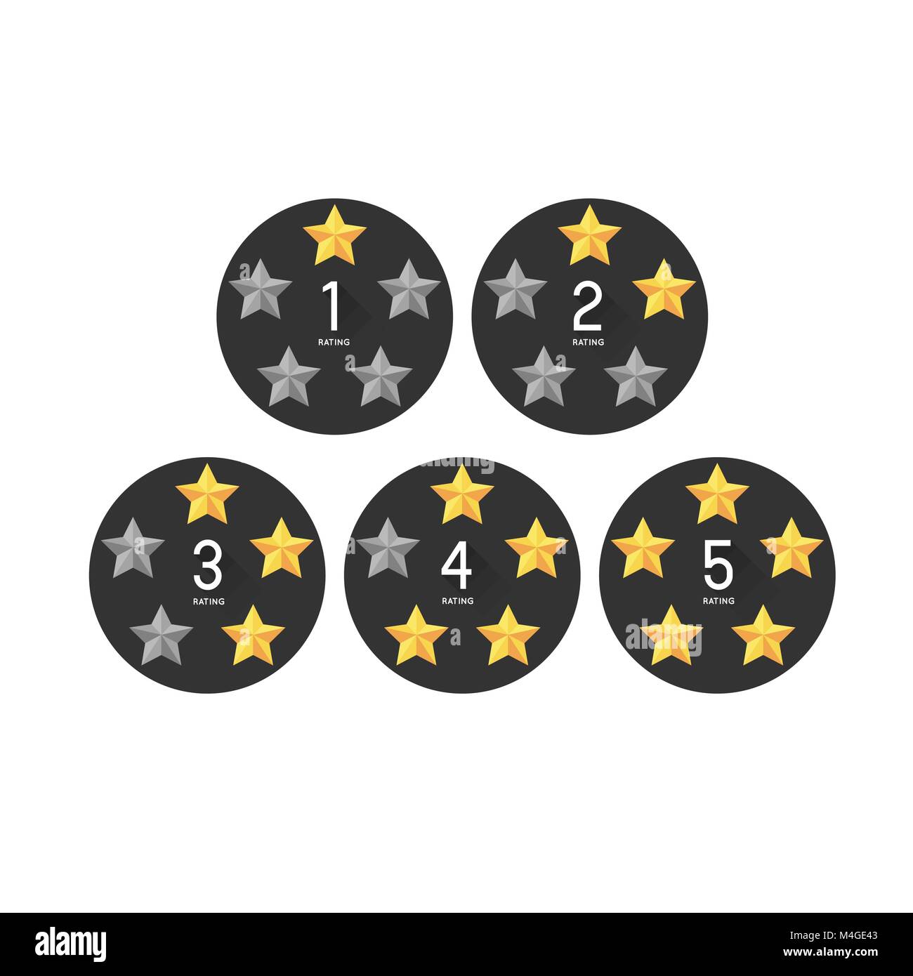 star rating template, graphic element Stock Vector Image &amp; Art - Alamy