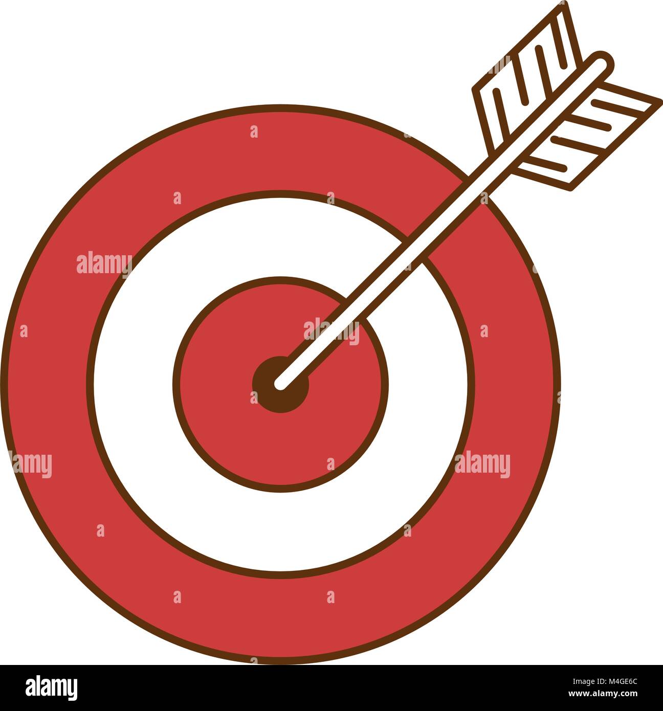 target with arrow icon Stock Vector Image & Art - Alamy