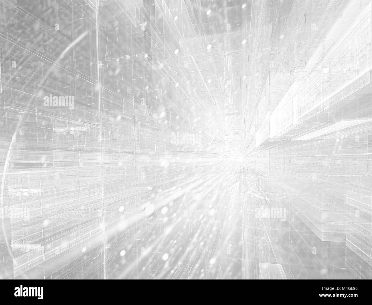 Inside tunnel - abstract digitally generated image Stock Photo - Alamy