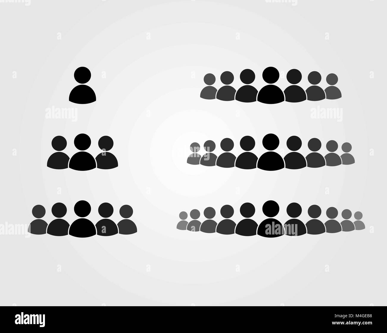 People team icon set, crowd sign Stock Vector Image & Art - Alamy