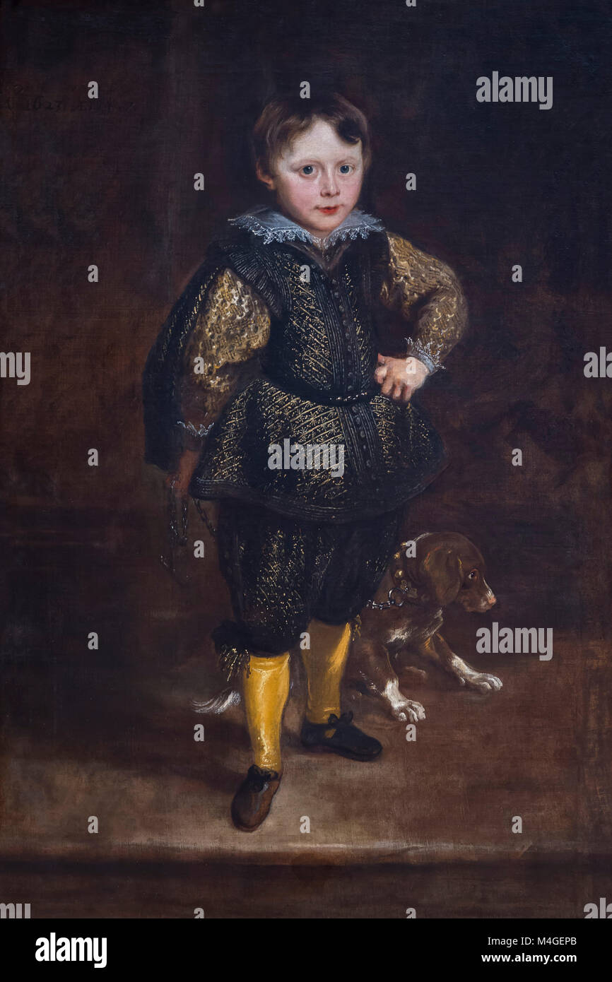 Filippo Cattaneo, Sir Anthony van Dyck, 1623, National Gallery of Art, Washington DC, USA, North America Stock Photo