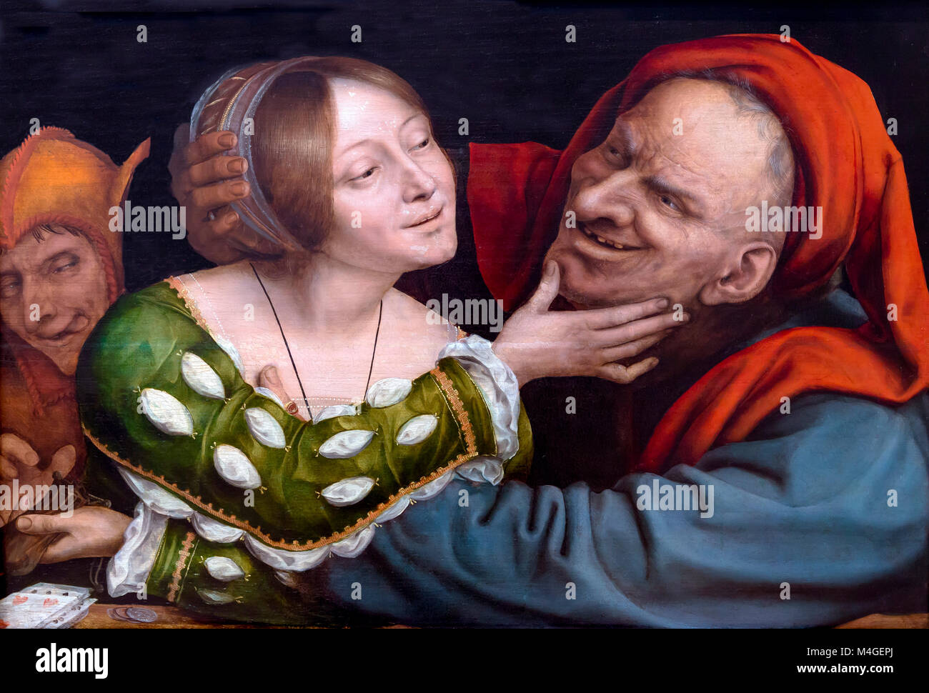 Ill-Matched Lovers, Quentin Massys, circa 1520-1525, National Gallery of Art, Washington DC, USA, North America Stock Photo