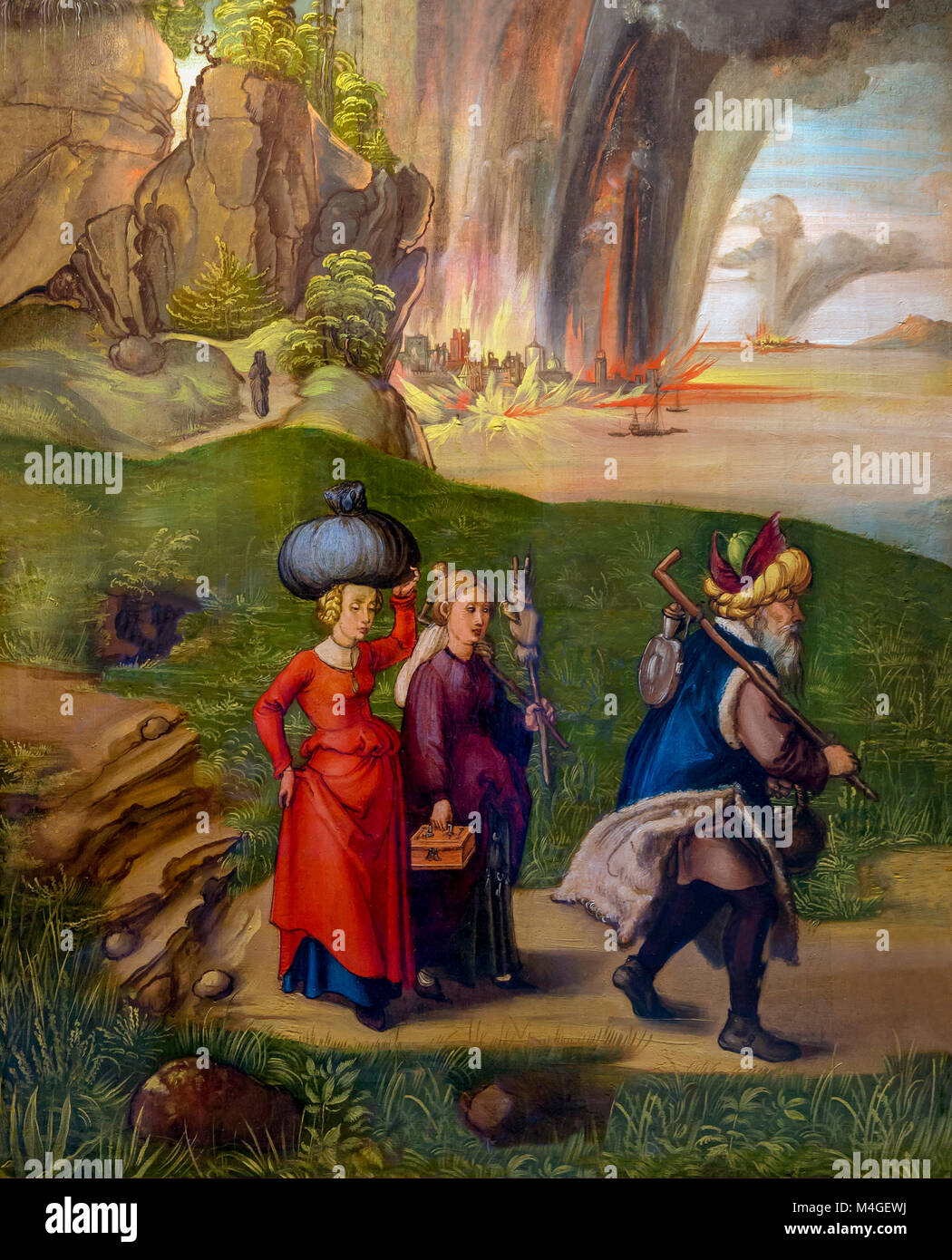 Lot and His Daughters, Albrecht Durer, circa 1496-1499, National Gallery of