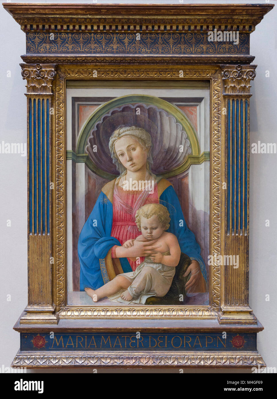 Madonna and Child, Fra Filippo Lippi, circa 1440, National Gallery of Art, Washington DC, USA, North America Stock Photo