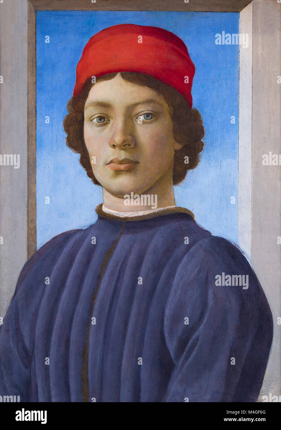 Portrait of a Youth, Filippino Lippi, circa 1485, National Gallery of ...