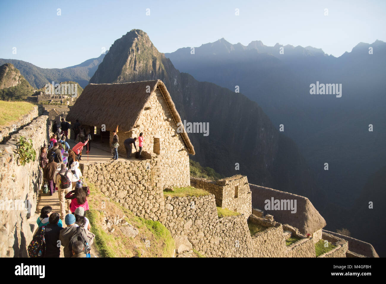 Ruins of MachuPicchu city, Peru Stock Photo