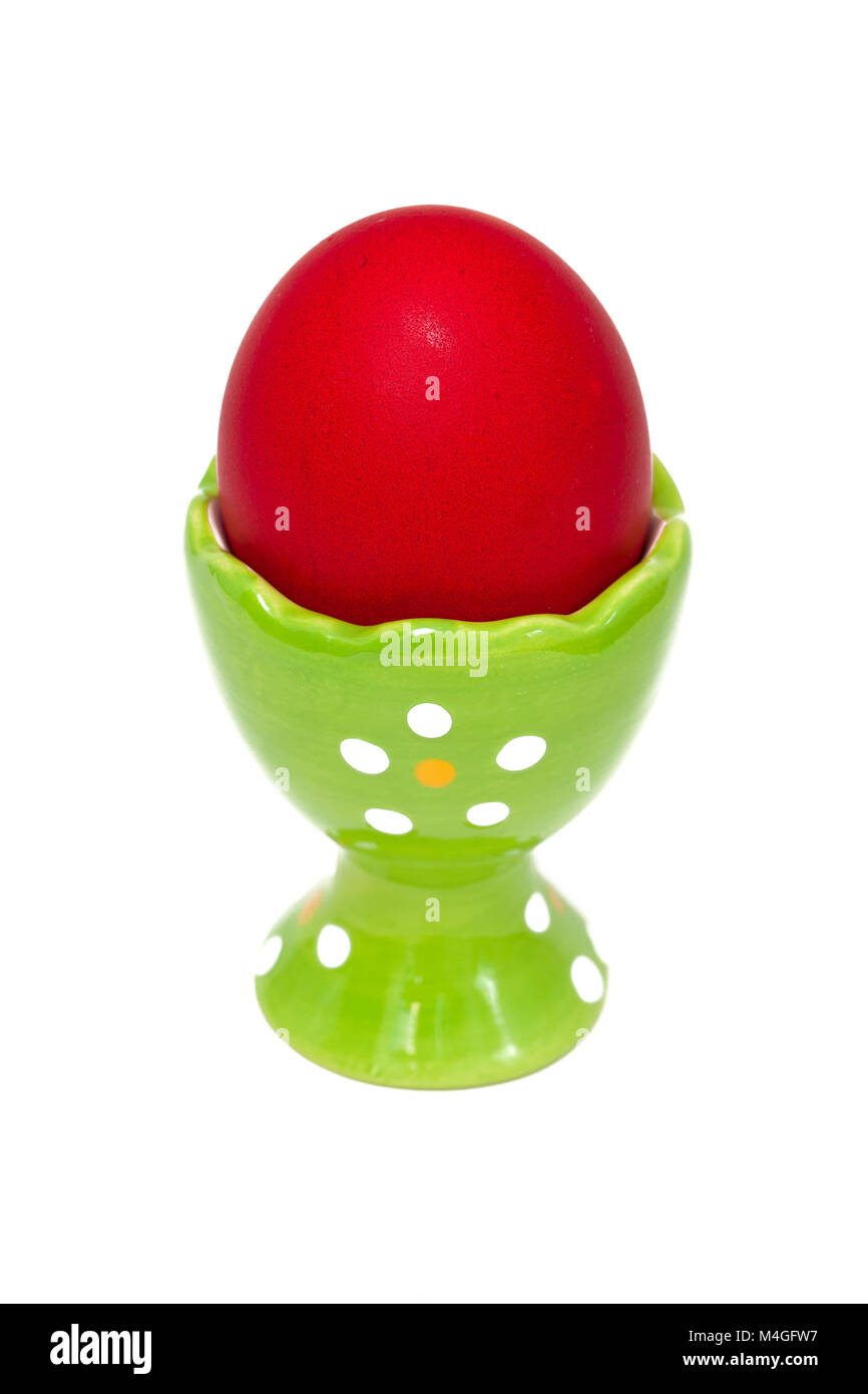 Easter egg isolated on white background Stock Photo - Alamy