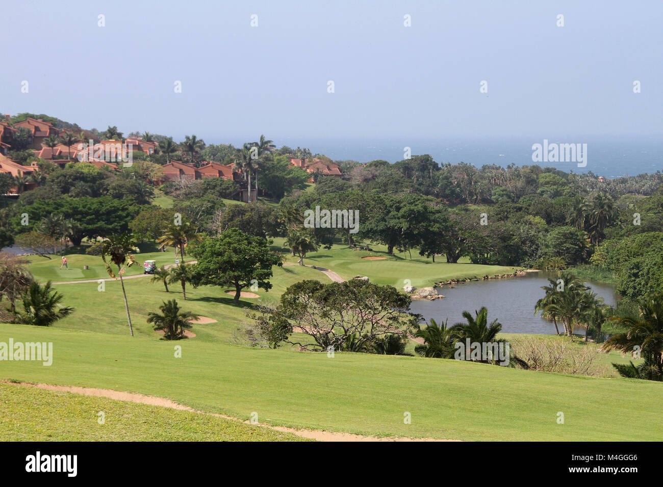 Golf Course and villas, San Lameer Golf Resort, South Coast, Kwazulu