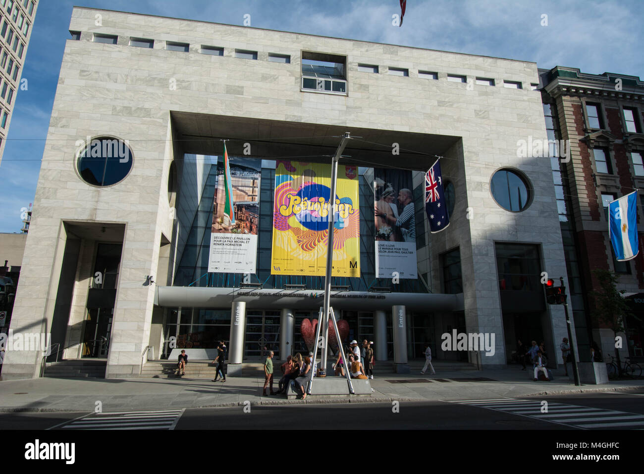 National Gallery Montreal Canada front entrance design designs art