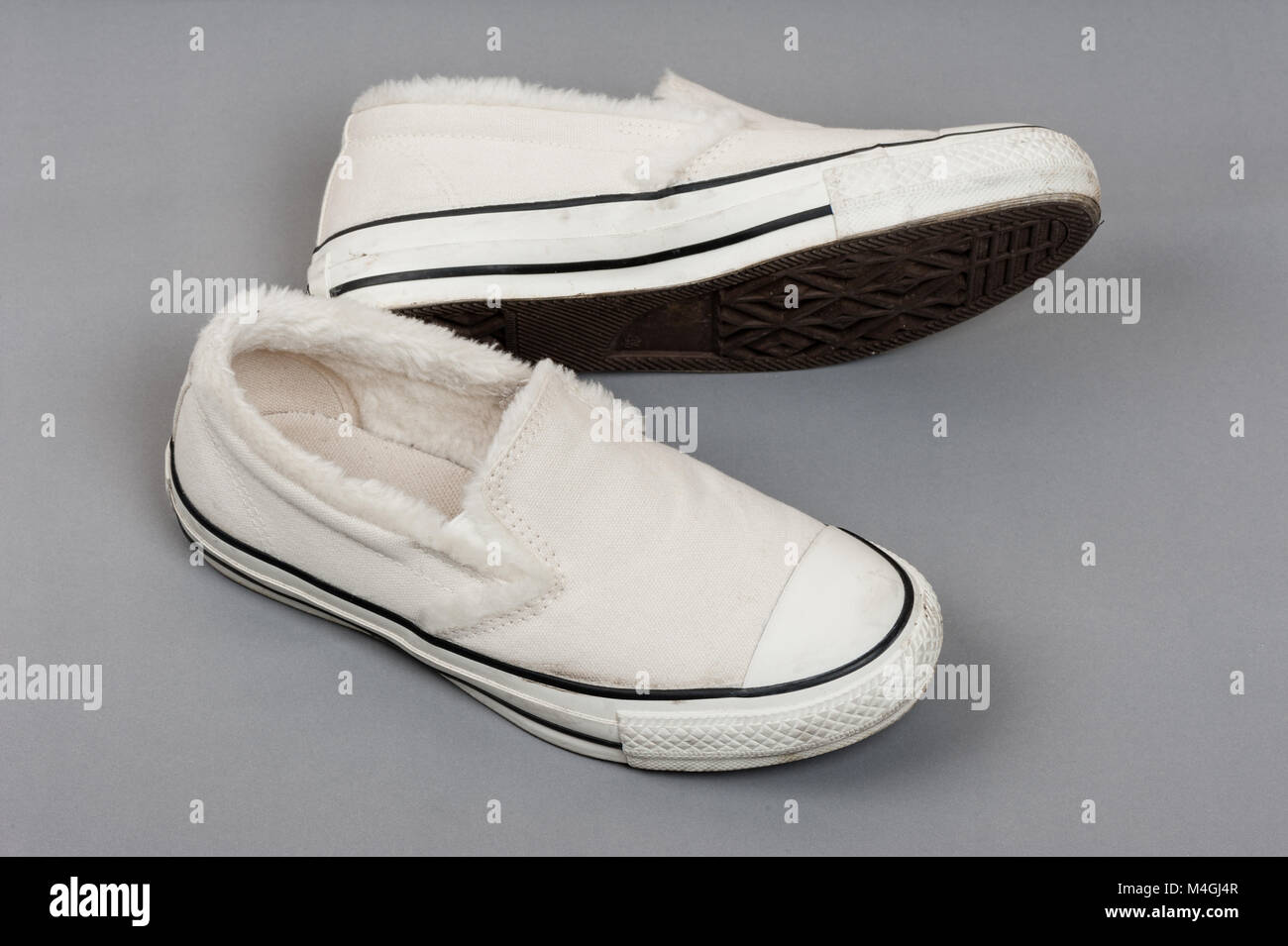 White Sneaker Without Laces - Les Petits
