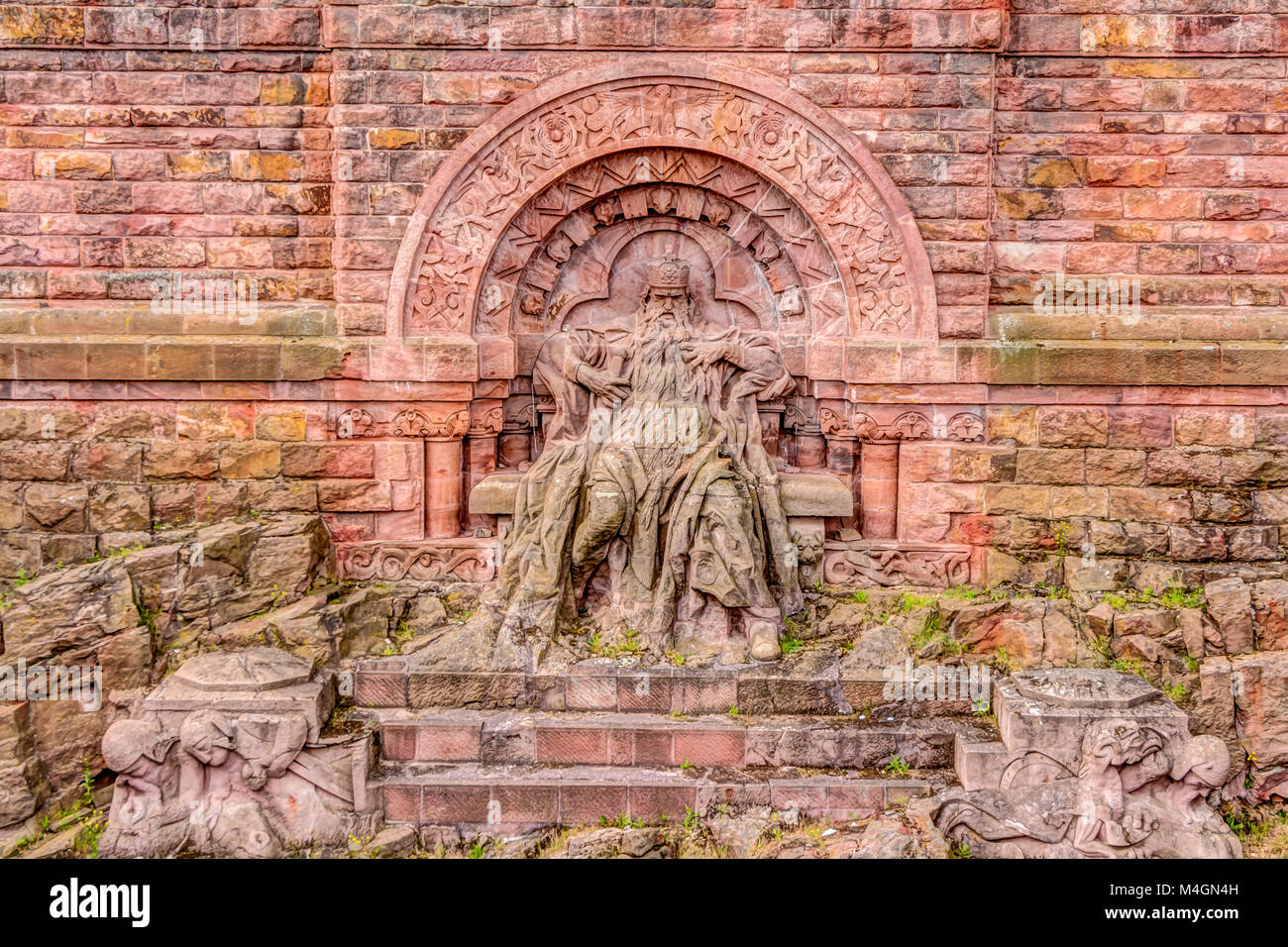 Barbarossa Monument in Thuringia, Germany Stock Photo