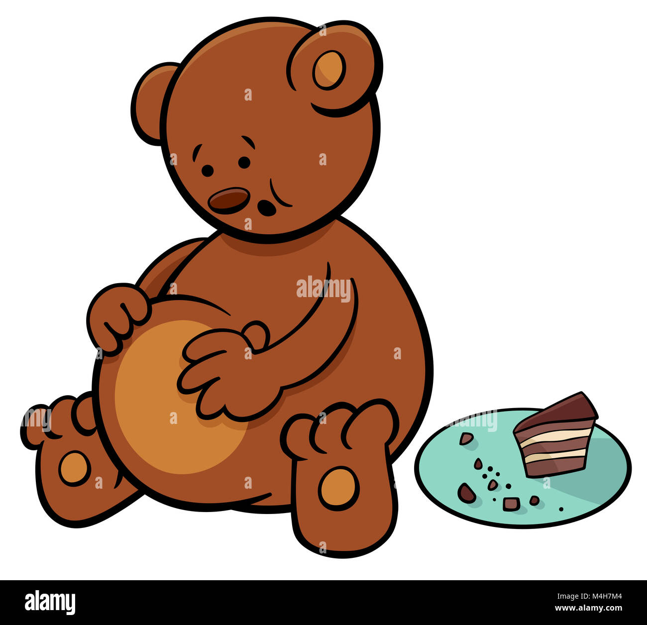 little bear cartoon character Stock Photo Alamy