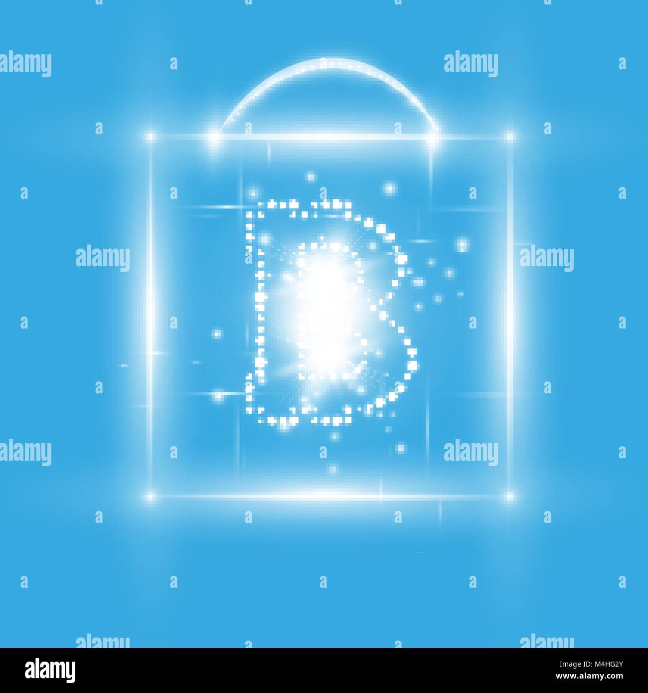Magical glow box Stock Vector Images - Alamy