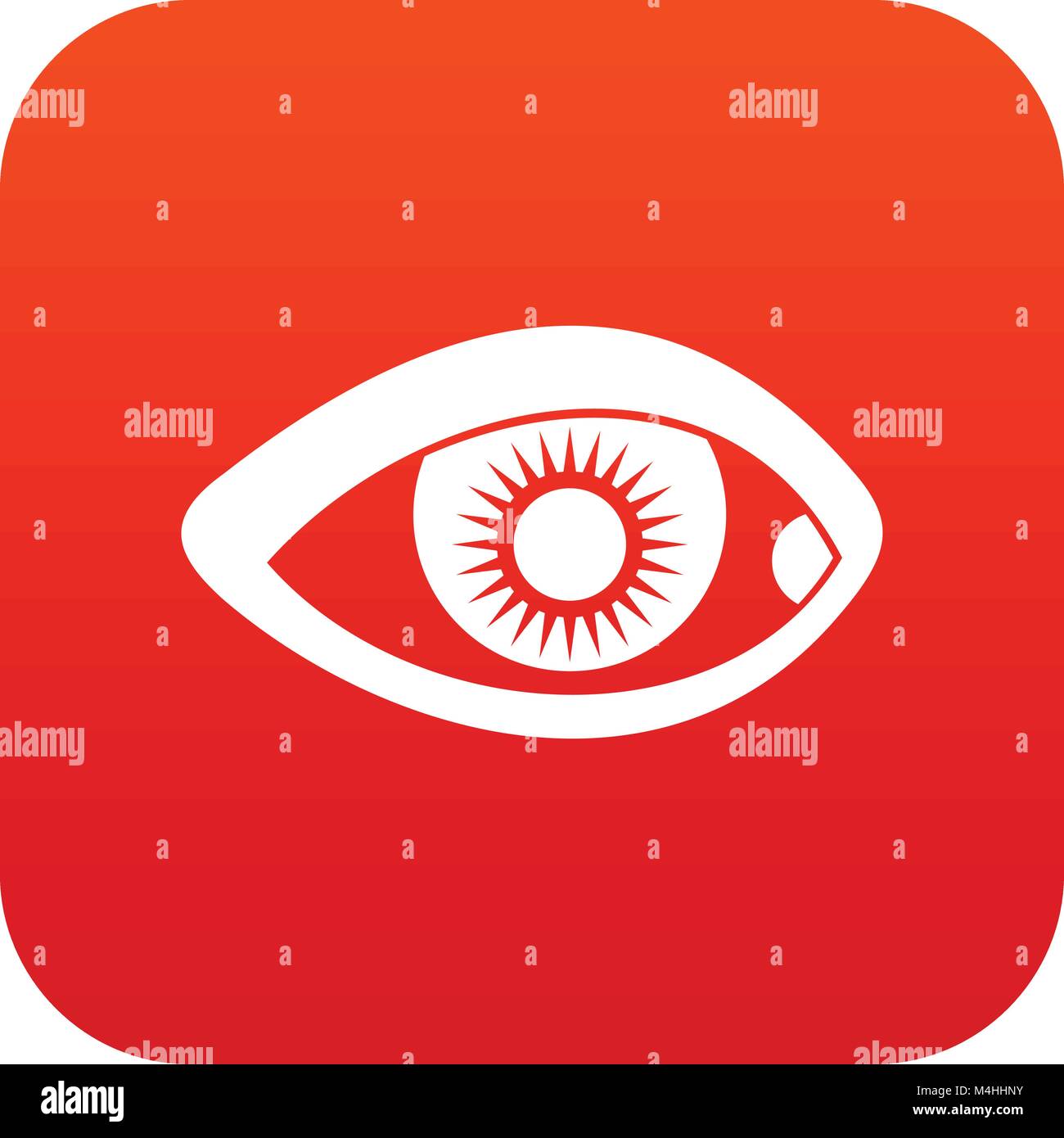 Eye icon digital red Stock Vector Image & Art - Alamy