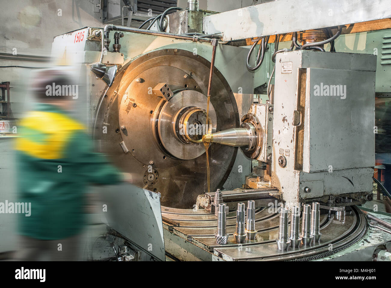 Industrial lathe works metal precision hi-res stock photography and ...