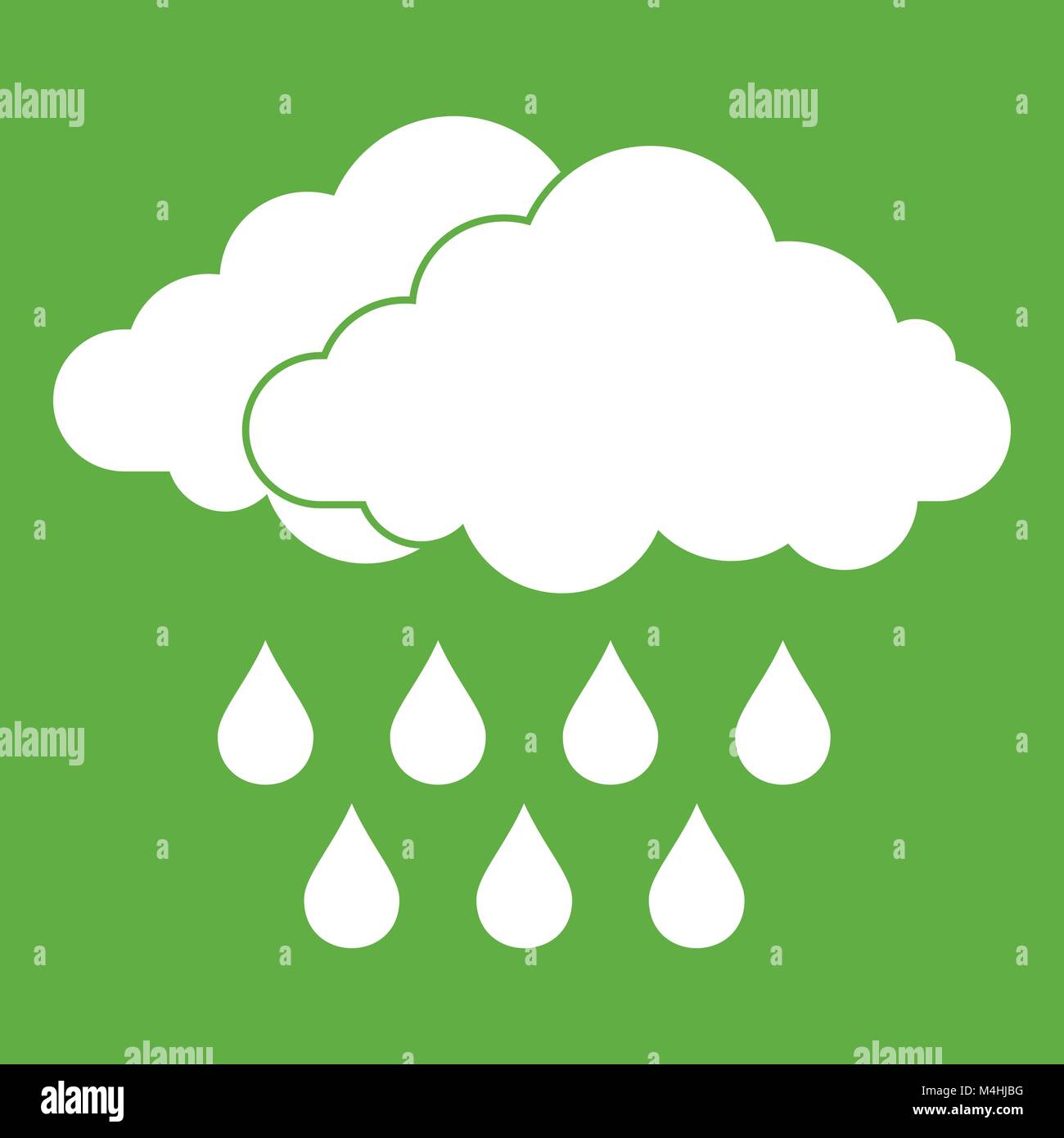 Cloud icon green Stock Vector Image & Art - Alamy