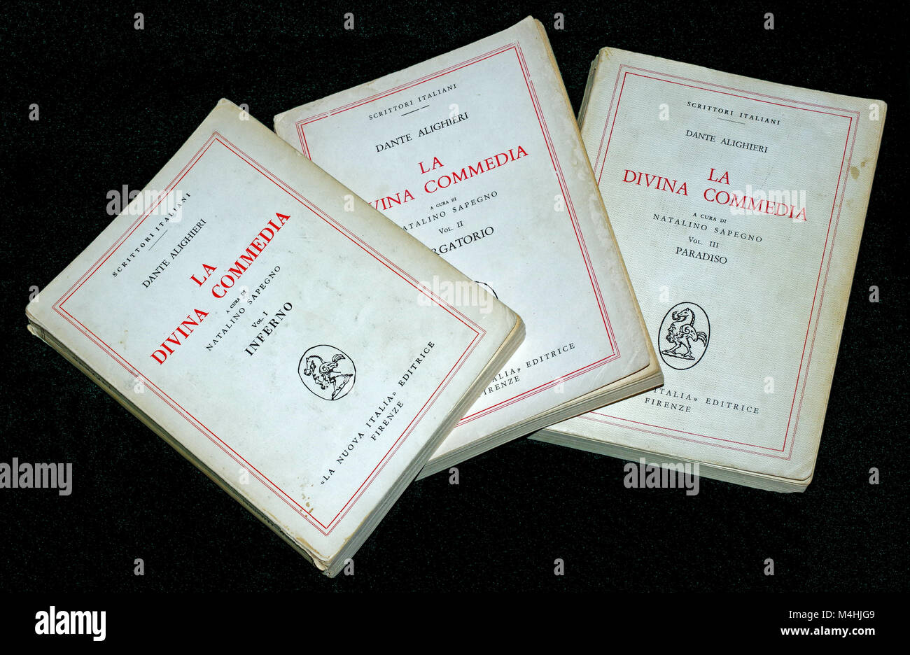 La Divina Commedia by Dante Alighieri, 1957 edition Stock Photo