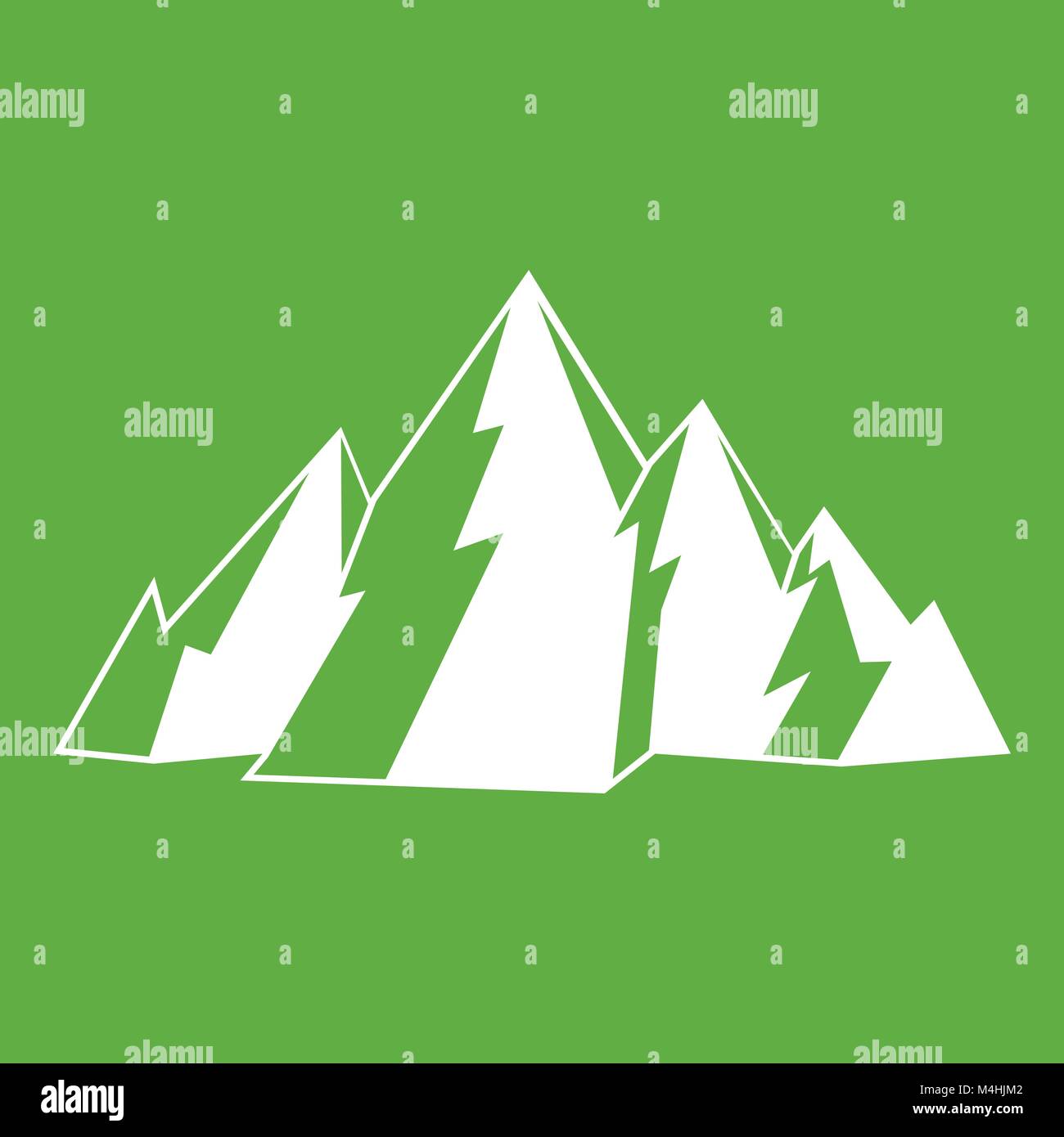 Tall mountain top Stock Vector Images - Alamy