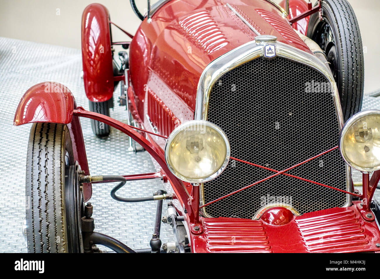 Wikov 7/28 Special racing car from 1929, National Technical Museum, Prague, Czech Republic Stock Photo