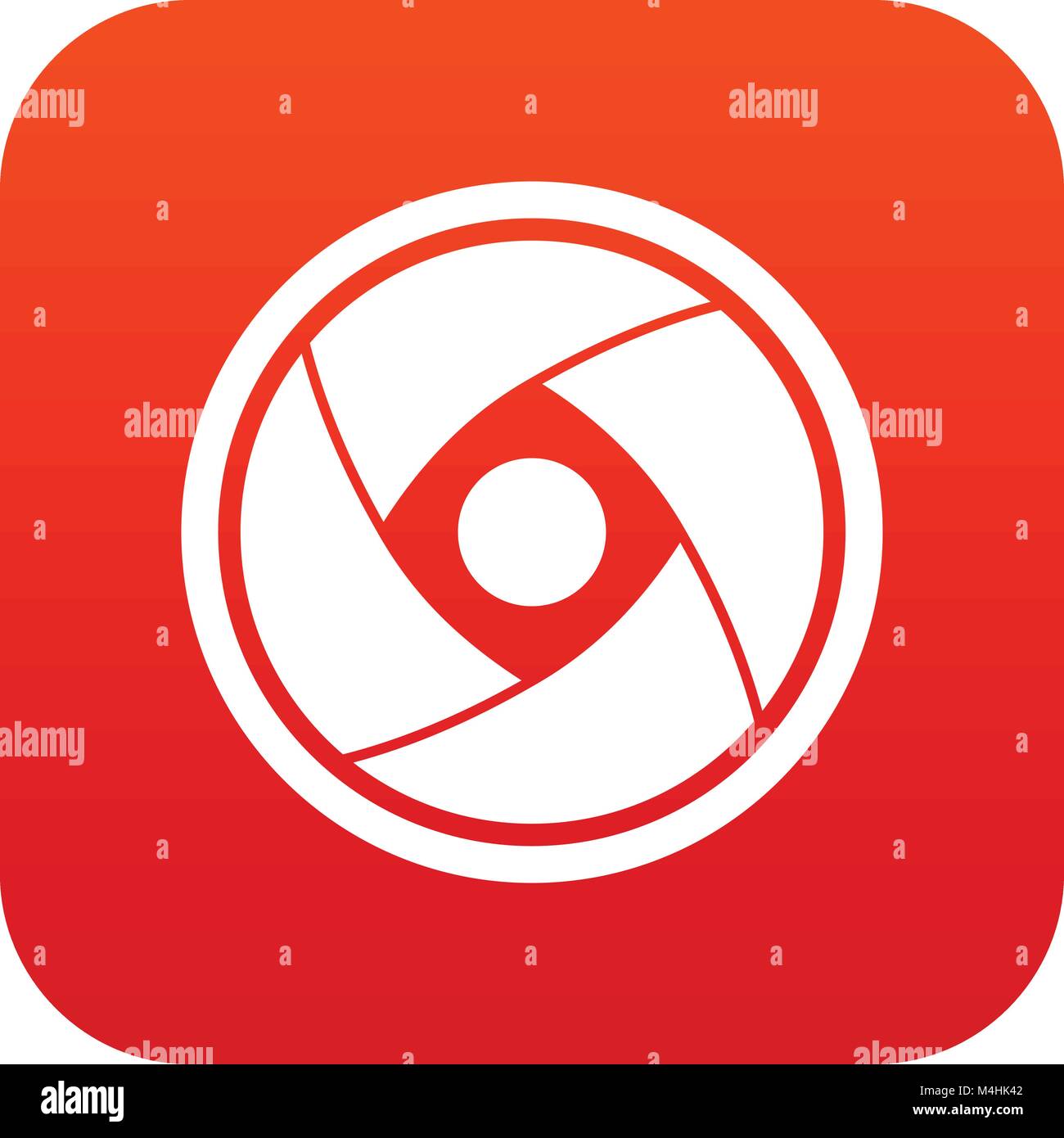 Camera lens icon digital red Stock Vector Image & Art - Alamy