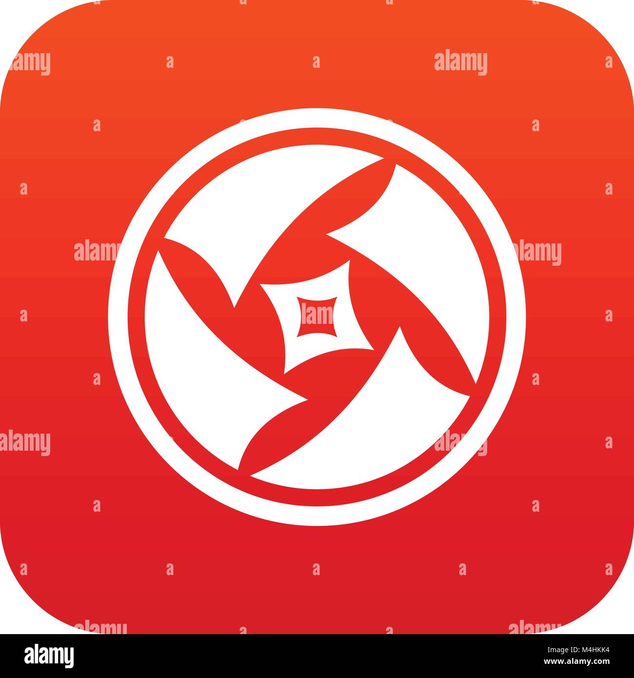 Covered objective icon digital red Stock Vector Image & Art - Alamy
